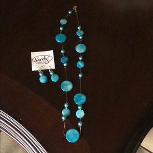 Necklace and earrings